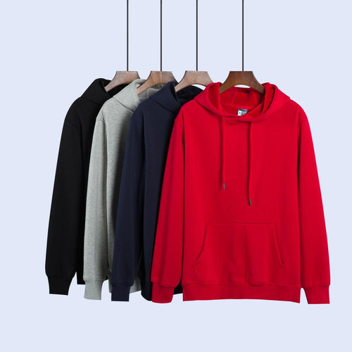 Premium Fleece Cotton Pullover Hoodie