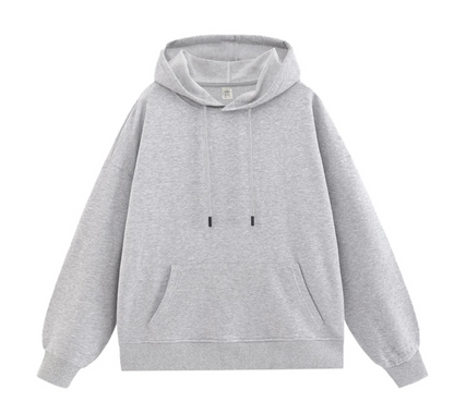 Cotton Long-Sleeve Hoodies