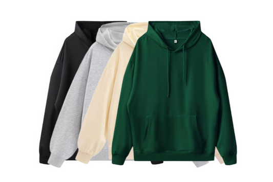 Cotton Long-Sleeve Hoodies