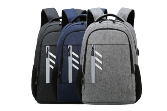 17" Premium 3 Color Backpack